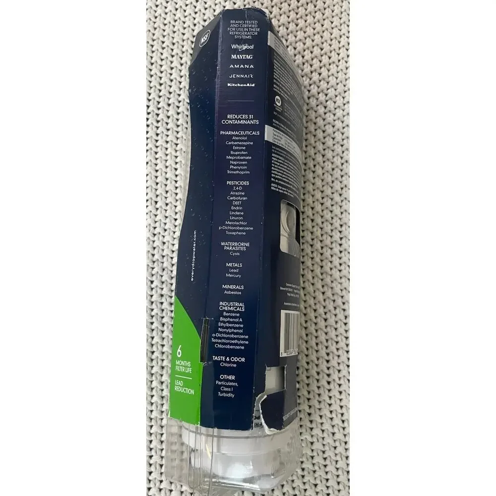 Everydrop by Whirlpool Ice and Water Refrigerator Filter 4 EDR4RXD1 Single-Pack